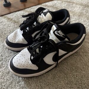 Nike Black and White Dunk Low